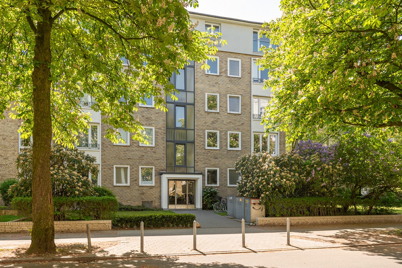 Außenansicht des Objektes-Hamburg Uhlenhorster Weg